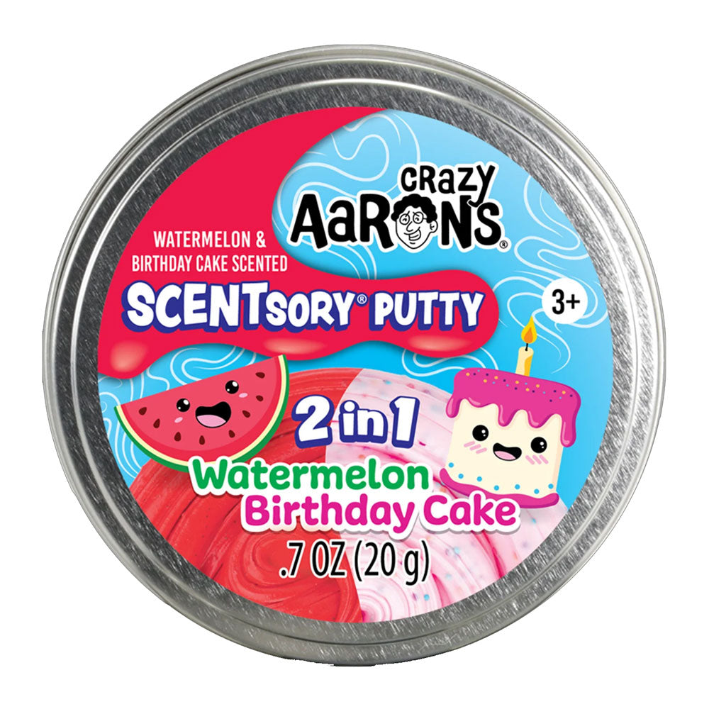 *Crazy Aaron's SCENTsory Putty - Mini Watermelon/Birthday Cake