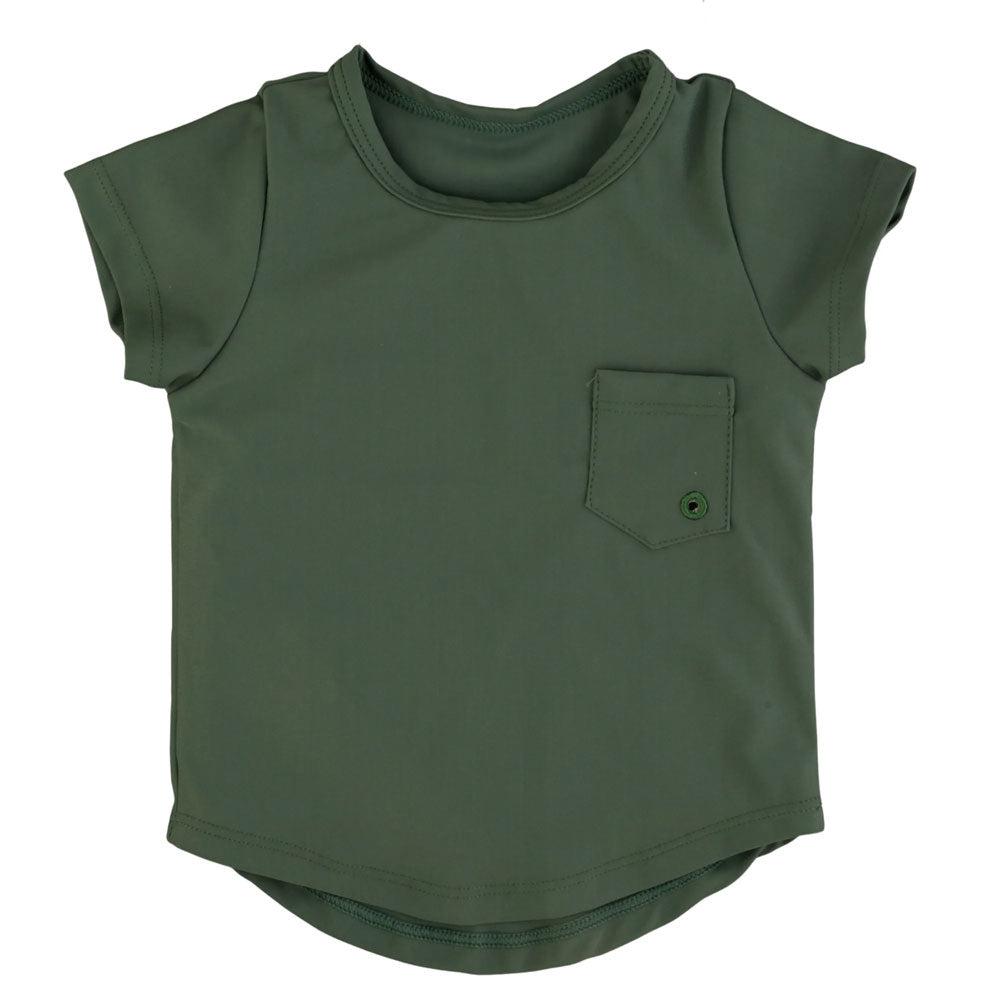 Current Tyed Round Hem T-Shirt Rashguard - The Basil