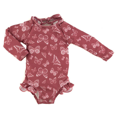Current Tyed Ruffle Rashguard - The Alice