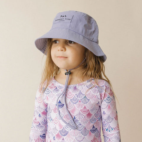 Current Tyed Waterproof Bucket Hat - Purple