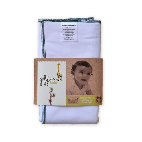 Geffen Baby Hemp/Cotton Jersey Prefold Cloth Diaper (Size Extra Small)