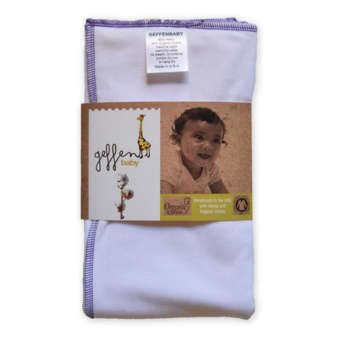 Geffen Baby Hemp/Cotton Jersey Prefold Cloth Diaper (Size Extra Small)