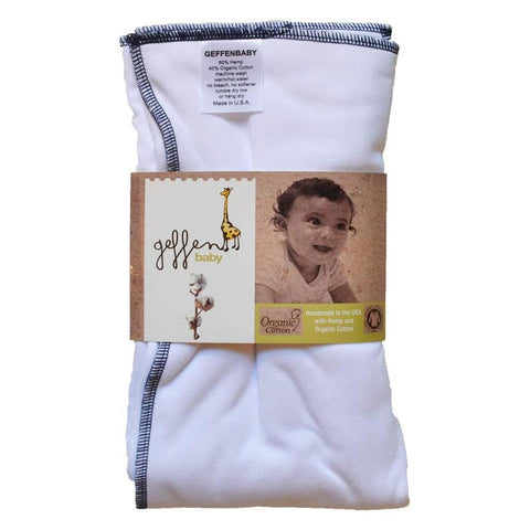 Geffen Baby Hemp/Cotton Jersey Prefold Cloth Diaper (Size Extra Small)