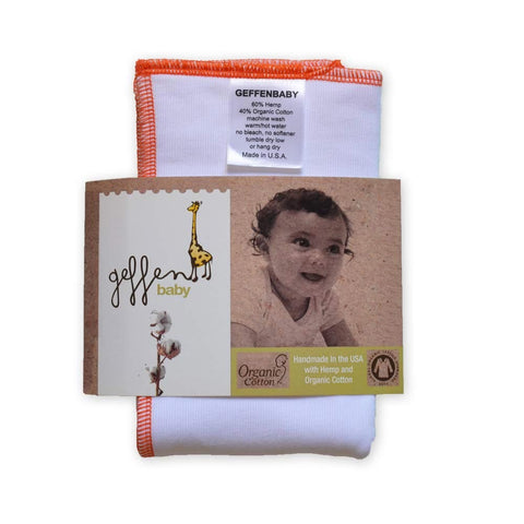 Geffen Baby Hemp/Cotton Jersey Prefold Cloth Diaper (Size Extra Small)