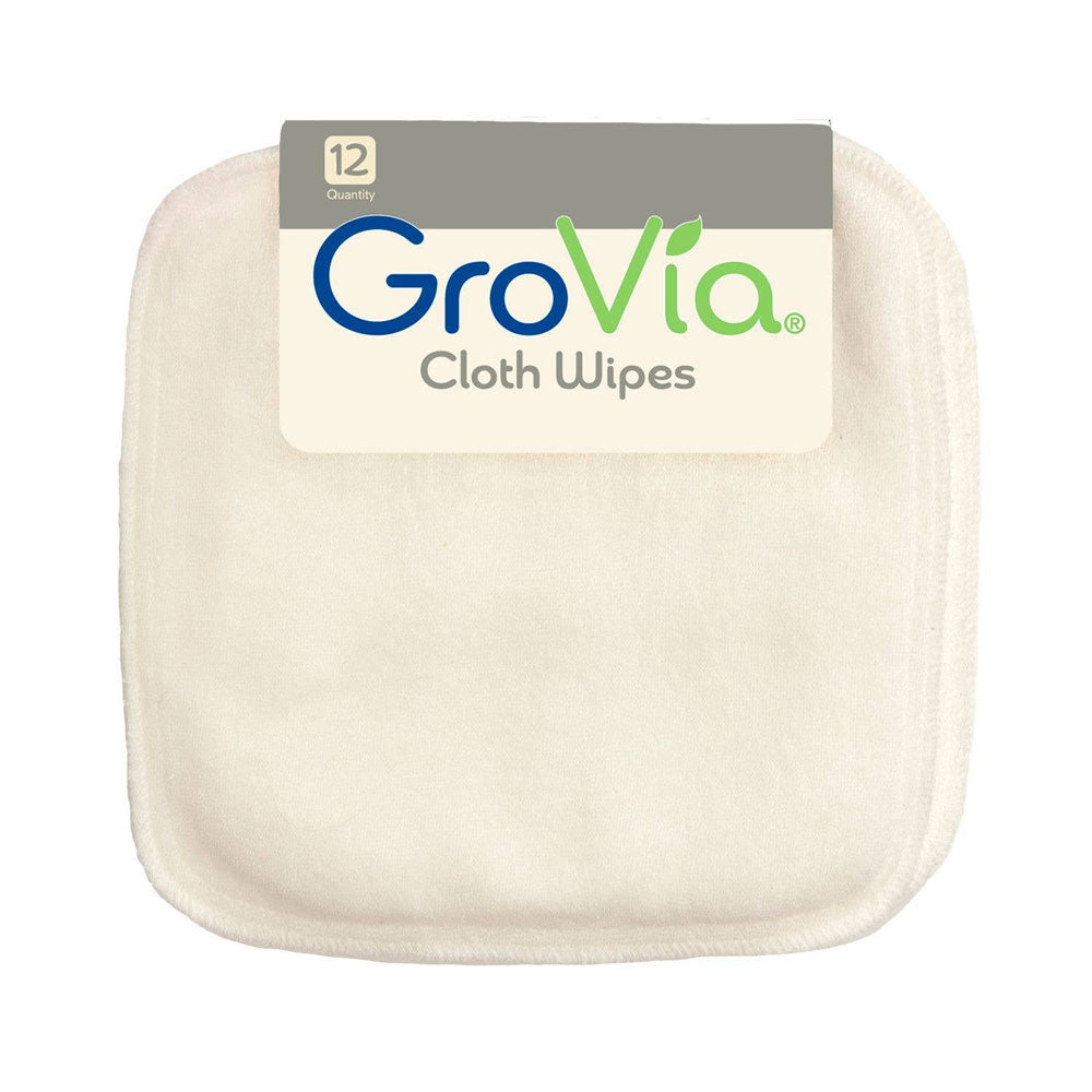 *GroVia Cloth Wipes (12 Pack)