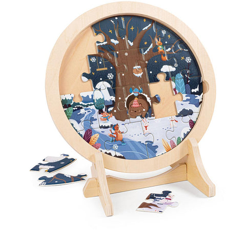 *Hape 4 Seasons Layer Puzzle