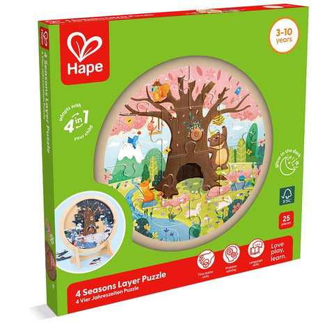 *Hape 4 Seasons Layer Puzzle