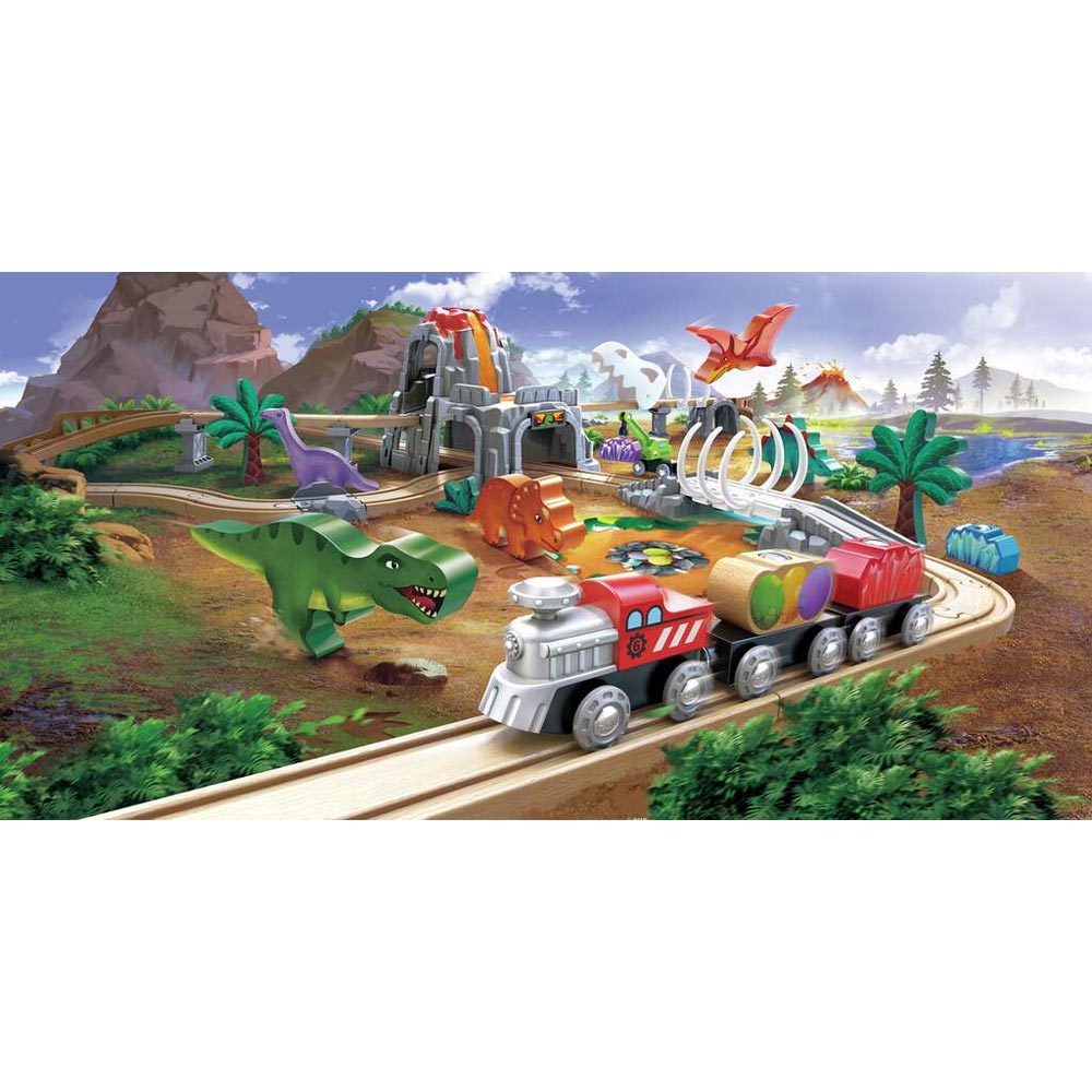 *Hape Dinosaur Railway Adventure Set