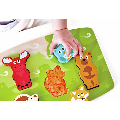 *Hape Forest Animal Tactile Puzzle
