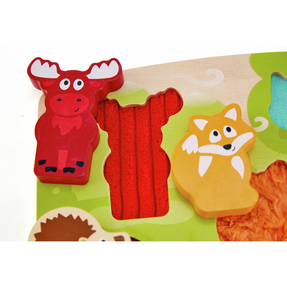 *Hape Forest Animal Tactile Puzzle