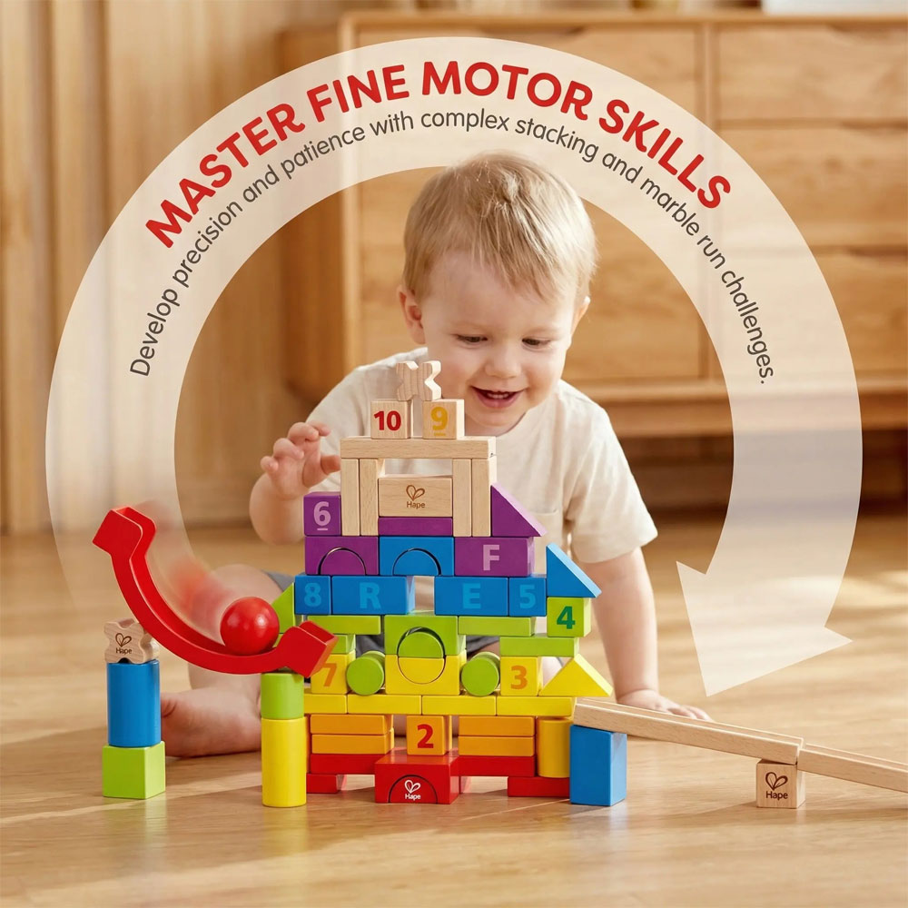 *Hape Grow With Me Blocks