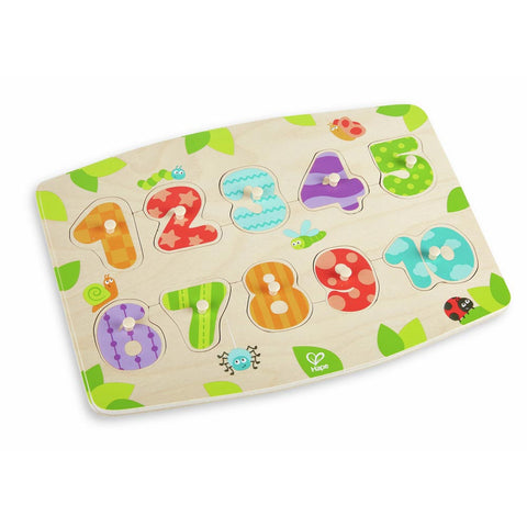 *Hape Number Peg Puzzle
