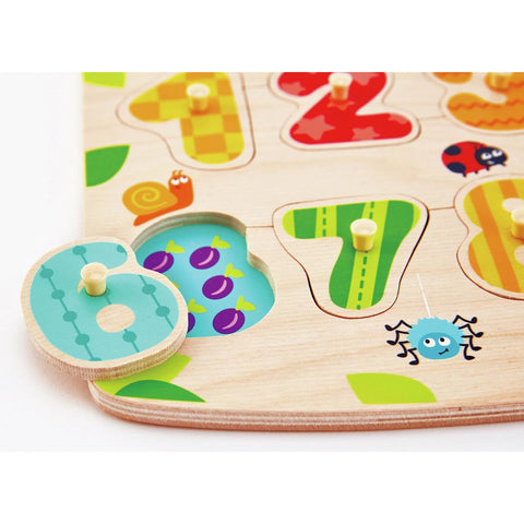 *Hape Number Peg Puzzle