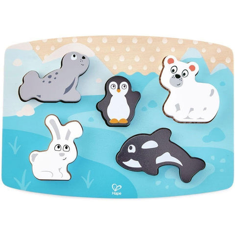 *Hape Polar Animal Tactile Puzzle