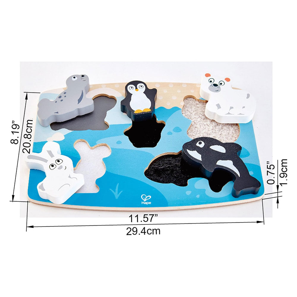 *Hape Polar Animal Tactile Puzzle
