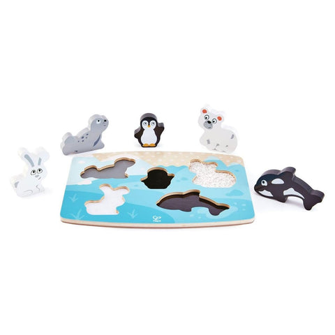 *Hape Polar Animal Tactile Puzzle