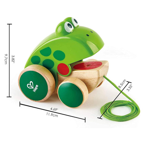 *Hape Frog Pull Along