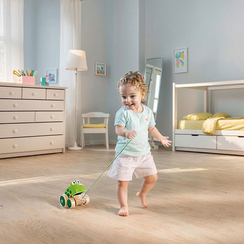 *Hape Frog Pull Along