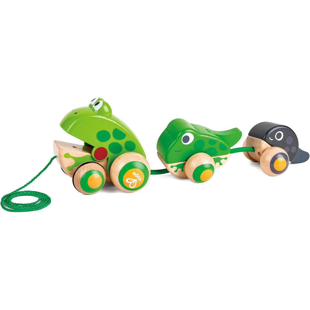 *Hape Pull-Along Frog Family