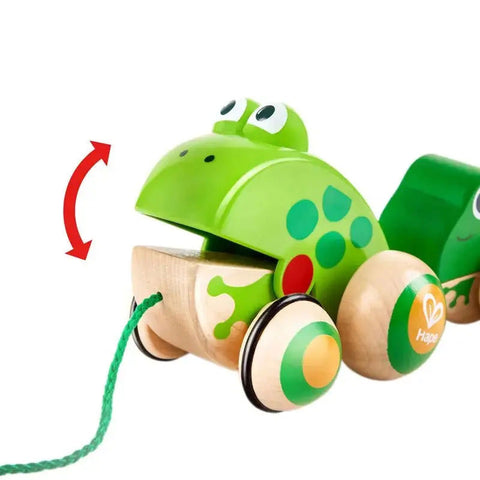 *Hape Pull-Along Frog Family