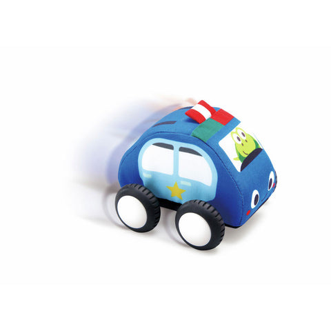 *Hape Pull-Back Plush Car Set