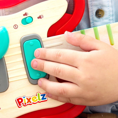 *Hape Rainbow Rock Pixels Guitar