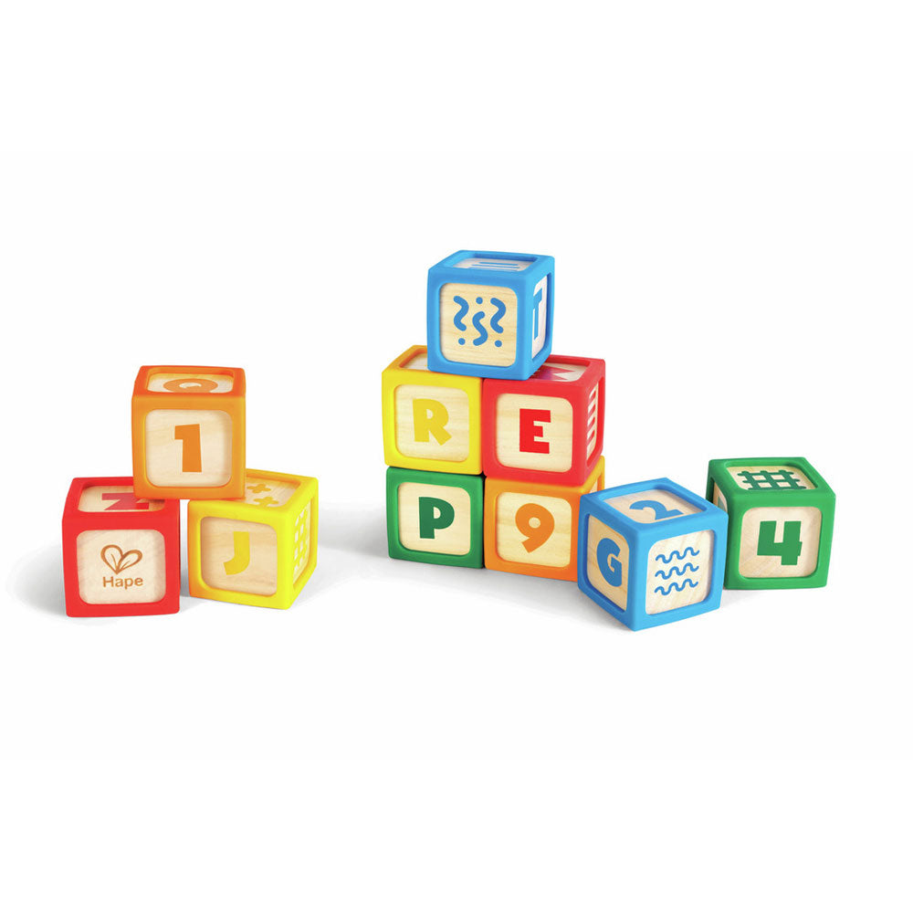 *Hape Grip-n-Stack Silicone & Wood Blocks