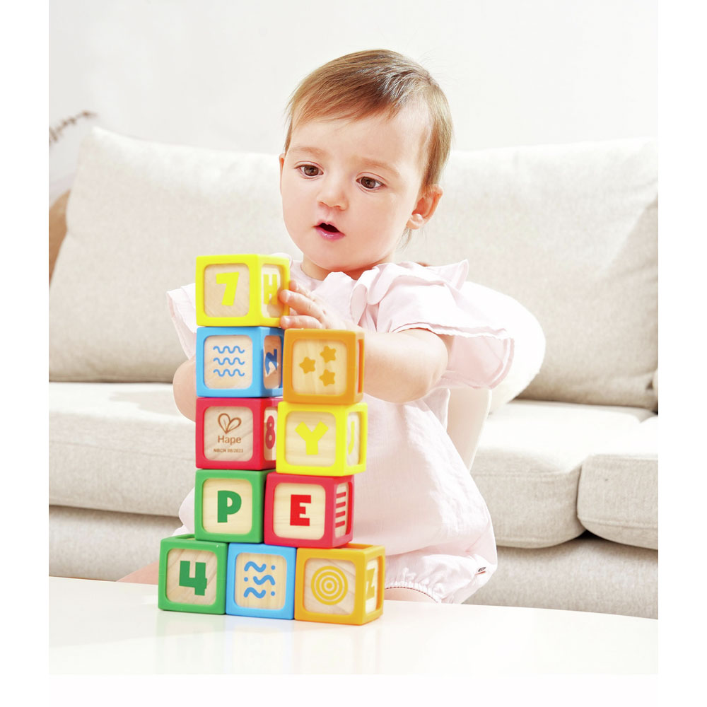 *Hape Grip-n-Stack Silicone & Wood Blocks