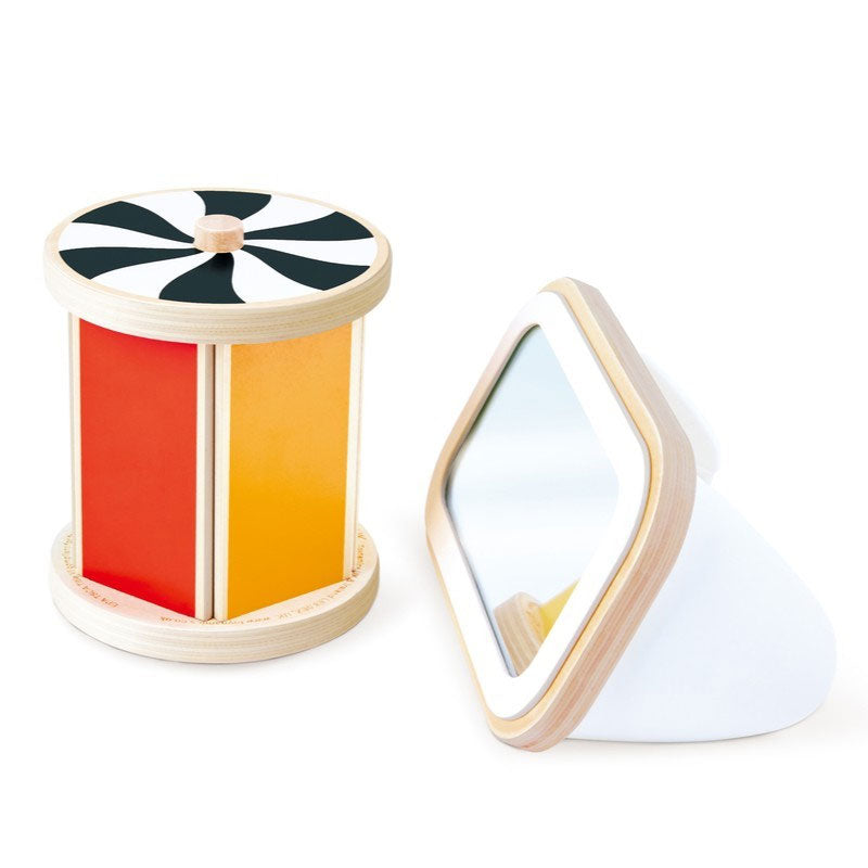 *Hape Spinning Drum with Mirror