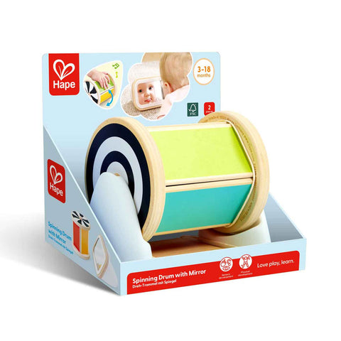 *Hape Spinning Drum with Mirror