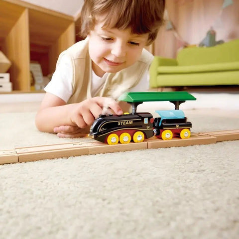*Hape Steam & Whistle Train Set