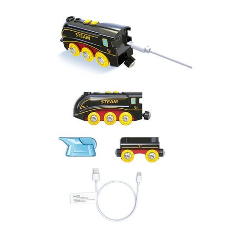 *Hape Steam & Whistle Train Set