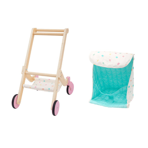 *Hape Sweet Walks Doll Stroller