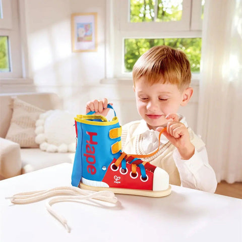 *Hape Tie-It Lacing Sneaker