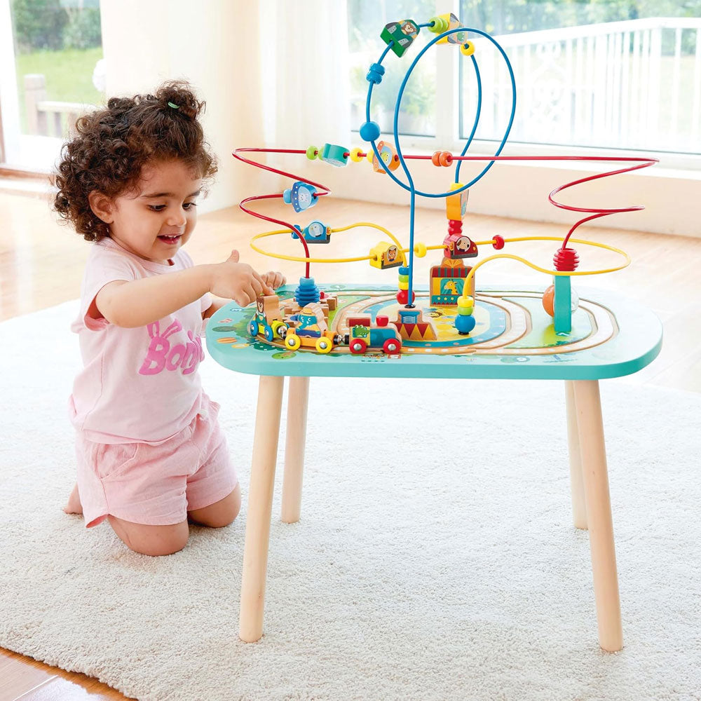*Hape Twisting Railway Maze Table