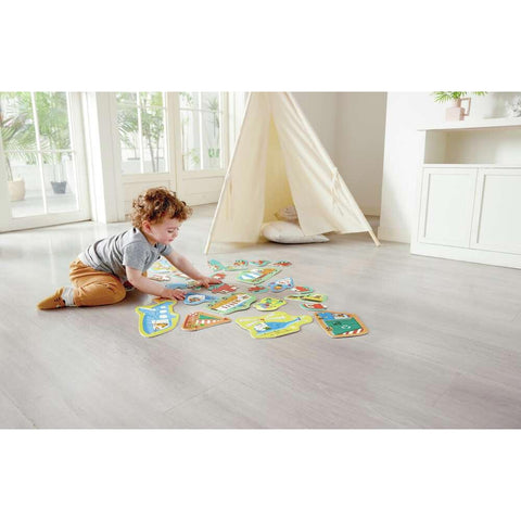 *Hape Wheels & Wonders Puzzle