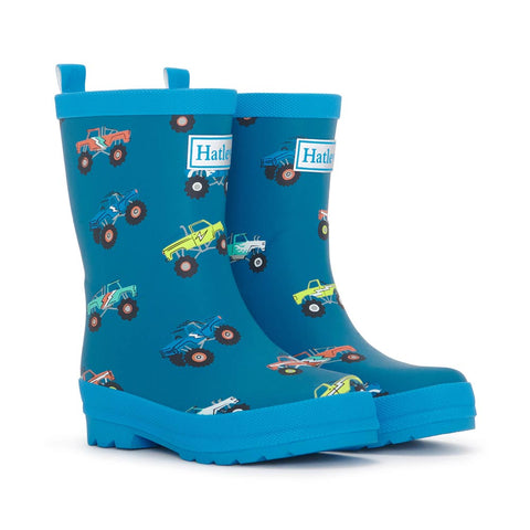 Hatley Matte Rainboots - Monster Trucks