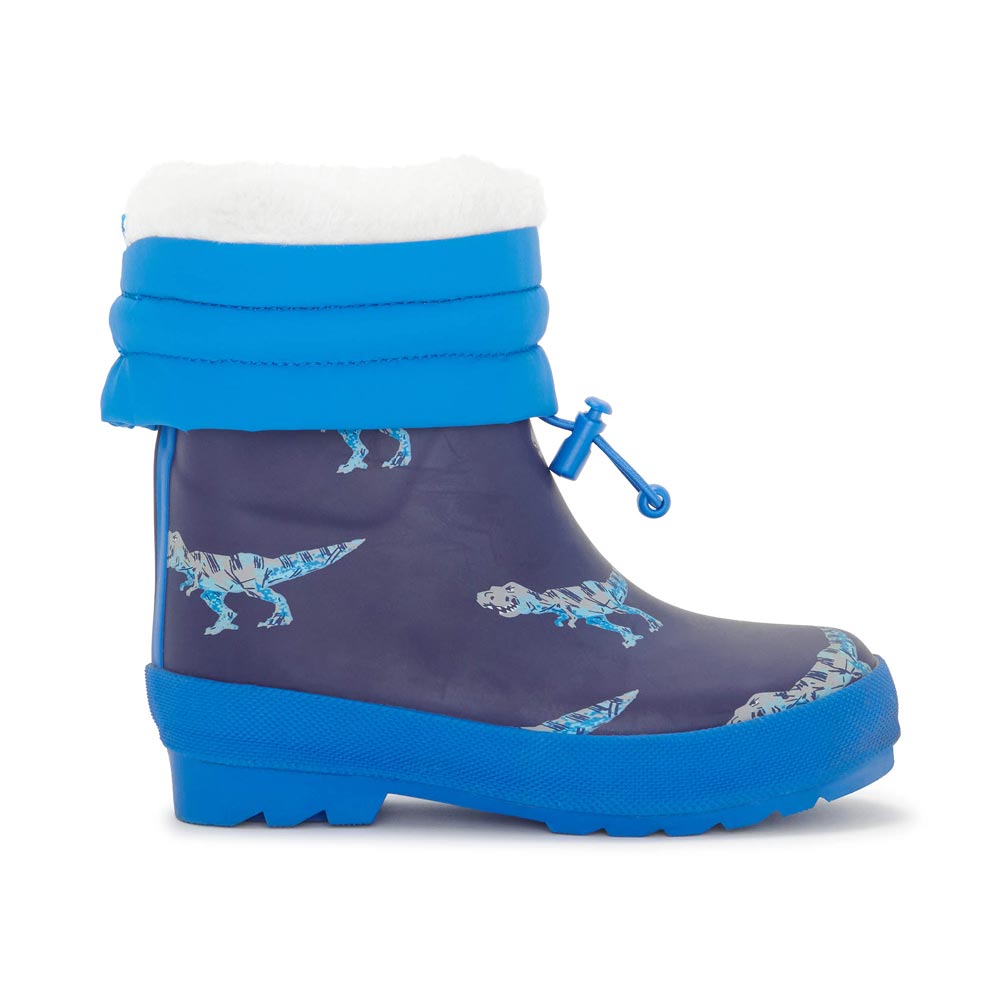 Hatley Sherpa Lined Rainboots - T-Rex Attacks
