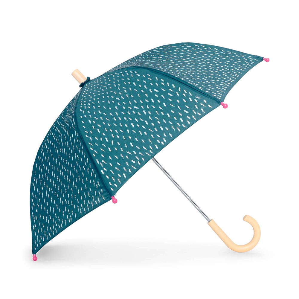 *Hatley Colour Changing Umbrella - Mini Lightning Bolts