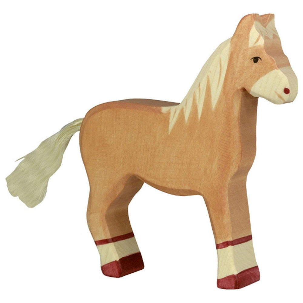 *Holztiger Standing Light Brown Horse