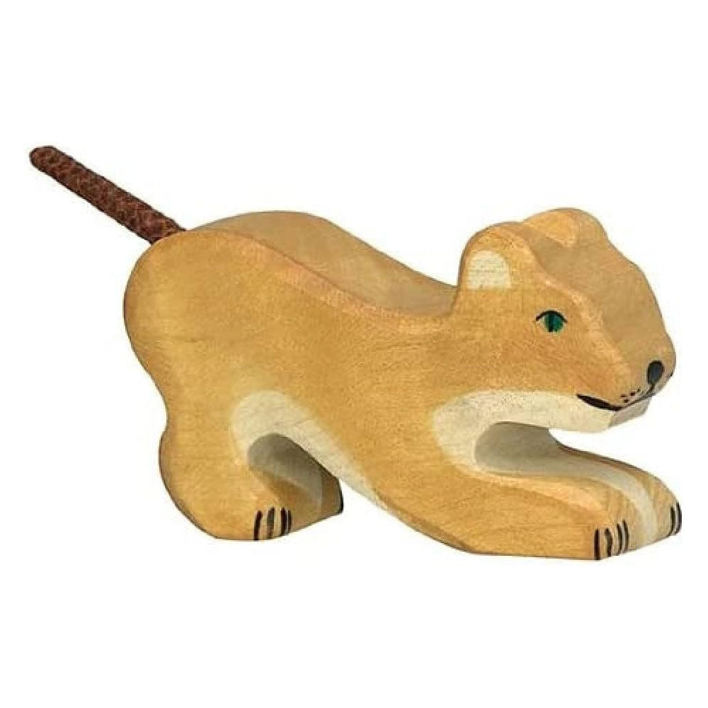 *Holztiger Small Playing Lion