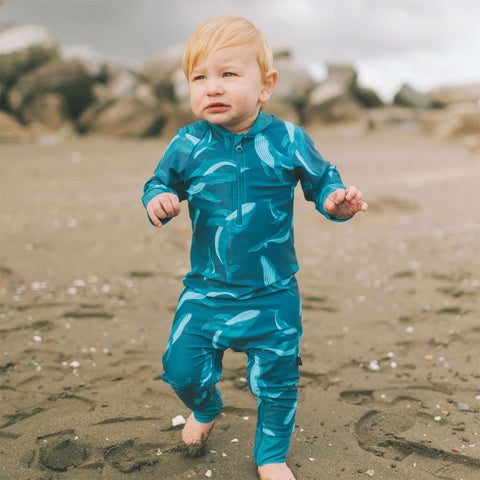 Honeysuckle Swim Co. -  All is Whale - UPF 50+ Swimsuit
