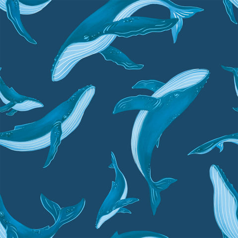 Honeysuckle Swim Co. -  All is Whale - UPF 50+ Swimsuit