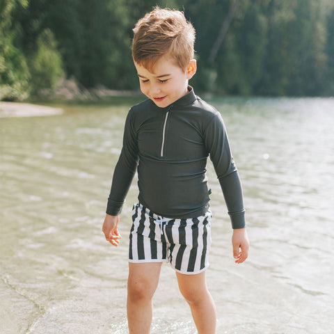 Honeysuckle Swim Co. Rashguard Shirt - Smoke