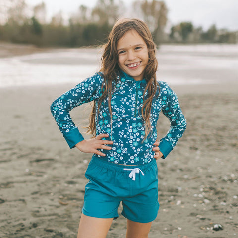 Honeysuckle Swim Co. Kid's Trunks - Marine Blue