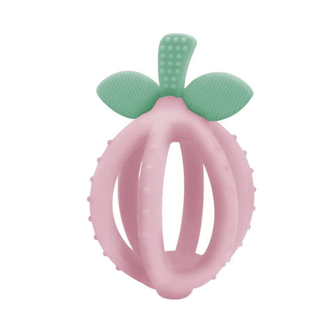 *Itzy Ritzy Bitzy Biter Teething Ball & Training Toothbrush - Pink Lemonade
