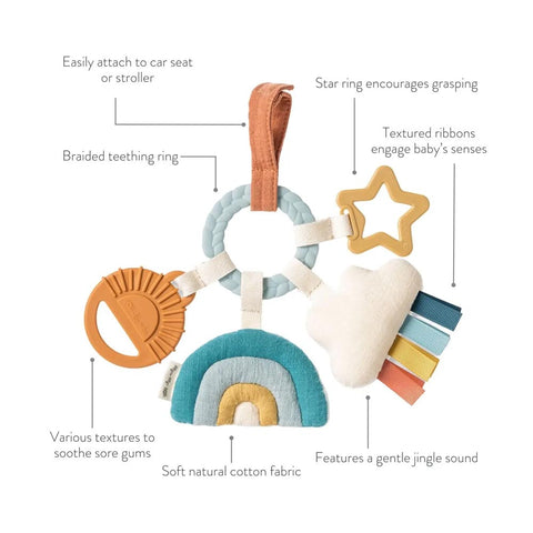 *Itzy Ritzy Bitzy Busy Ring Teething Activity Toy - Farm