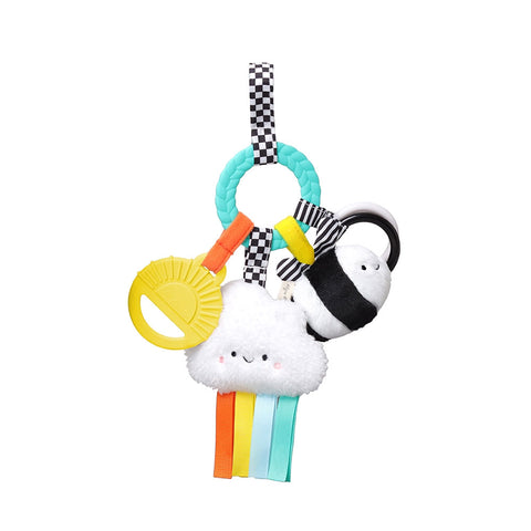 *Itzy Ritzy Bitzy Busy Ring Teething Activity Toy - High Contrast Bee