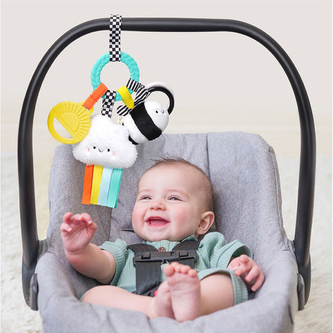 *Itzy Ritzy Bitzy Busy Ring Teething Activity Toy - High Contrast Bee