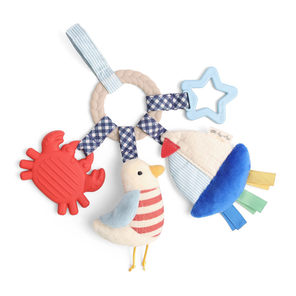 *Itzy Ritzy Bitzy Busy Ring Teething Activity Toy - Nautical